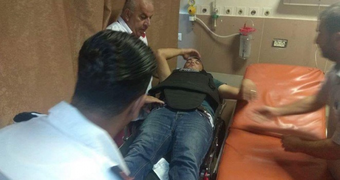 فيديو..إصابة صحفيين برصاص الاحتلال غرب رام الله