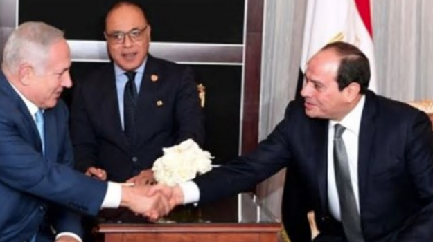 نتنياهو يطالب السيسي بالضغط على ابو مازن لتحقيق هذا الغرض