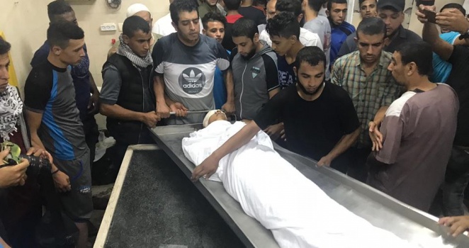 استشهاد طفل برصاص الاحتلال جنوب قطاع غزة