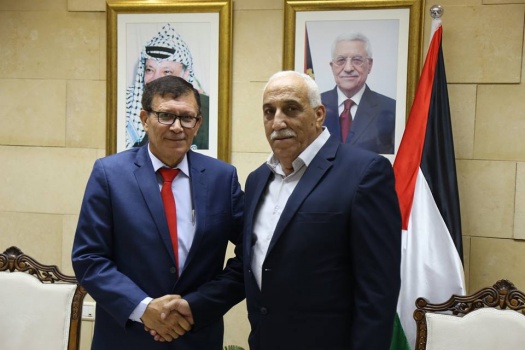 جهاد ابو العسل يتسلم مهامه محافظاً لمحافظة أريحا والاغوار