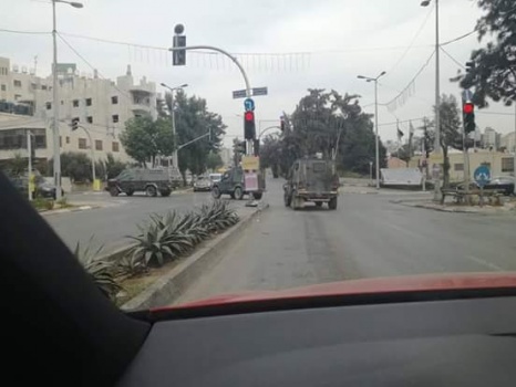 اصابات واعتقال شاب وفتاة باقتحام حي بطن الهوى برام الله