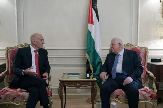 الرئيس يستقبل أولمرت بالعاصمة الفرنسية باريس