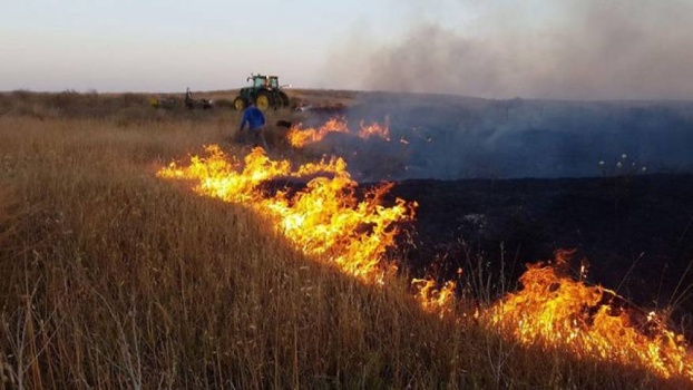 4 حرائق في "غلاف غزة" بفعل بالونات حارقة