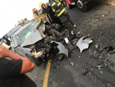 جرى نقل المصابين بطائرة إسرائيلية...إصابة 3 مواطنين بحادث سير جنوب جنين (صور)