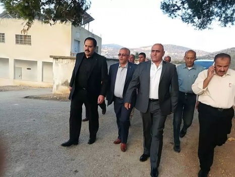 محافظ نابلس يؤكد اعادة انتظام الدراسة بمدرسة الساوية - اللبن