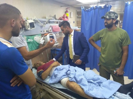 اصابة مواطن برصاص الاحتلال في عوريف جنوب نابلس