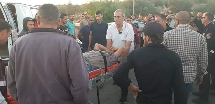 بالصور..إصابة فلسطيني ومجندتين في حادث سير مع دورية عسكرية جنوب غرب جنين