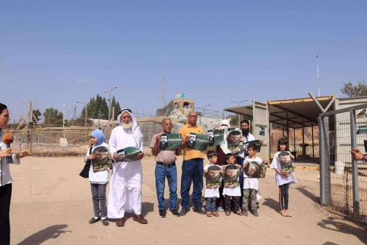 بالصور..اعتصام أمام محكمة سالم تضامنا مع الأسير خضر عدنان