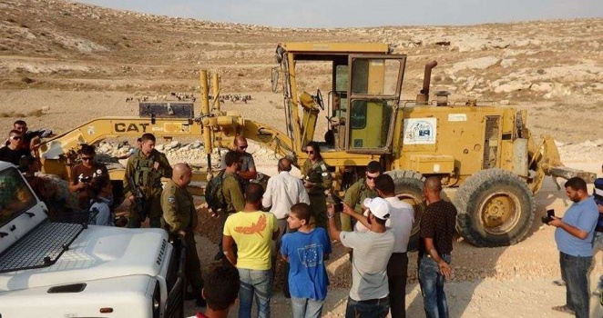 الاحتلال يصادر "غرفة صفية" من مدرسة شمال طوباس