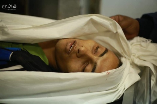 استشهاد شاب برصاص الاحتلال شرق مخيم المغازي