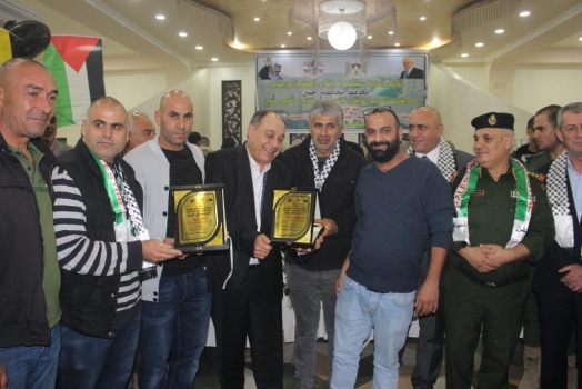 محافظة جنين تنظم حفل وداع وتكريم لمحافظها السابق وقائد المنطقة