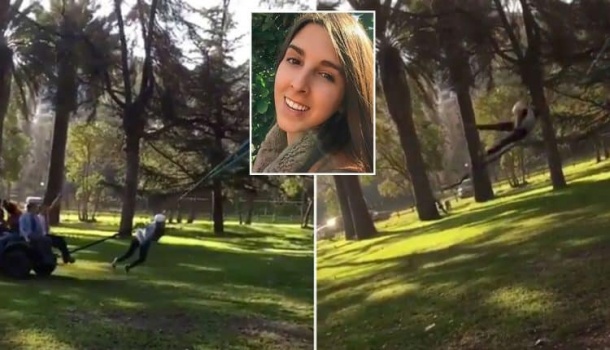 شاهدوا إصابة خطيرة لموديل بسبب طريقة تصوير إعلان تلفزيوني في تشيلي