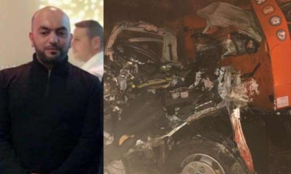 مصرع شخص اثر انفجار شاحنة في كفر قاسم داخل أراضي ال48
