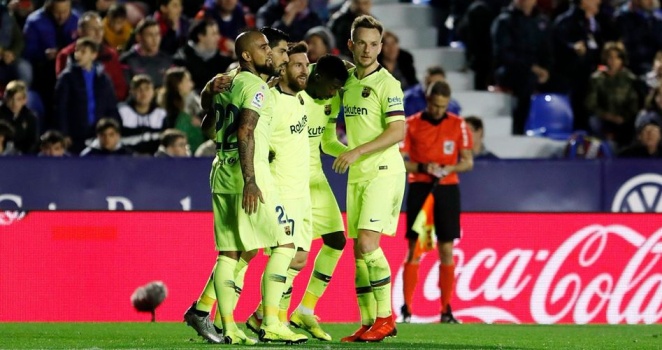 الدوري الإسباني .. برشلونة يسحق ليفانتي