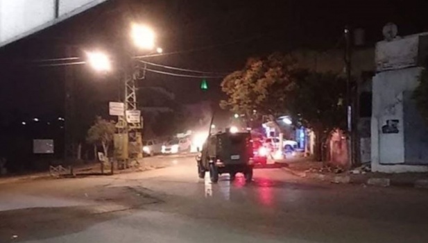 القاء عبوة على قوات الاحتلال في جنين