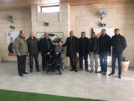 وقائي جنين يحقق حلم شاب من ذوي الإعاقة