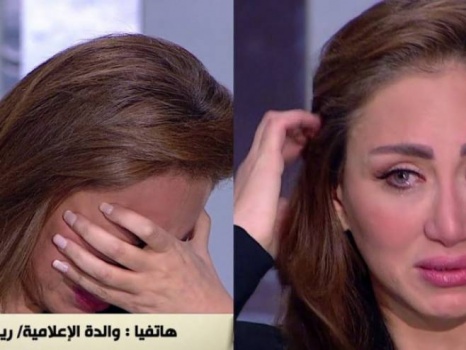 فيديو| انهيار ريهام سعيد من البكاء على الهواء مباشرة