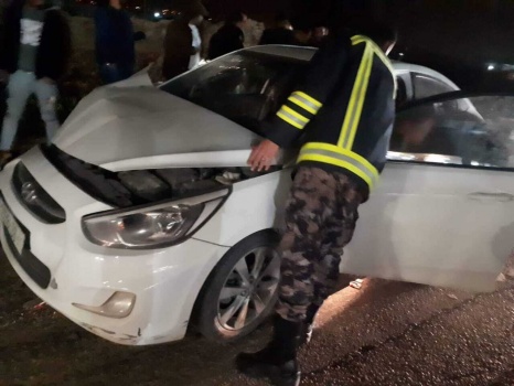 من بينهم إصابات خطيرة.. إصابة 13مواطناً بحادثي سير في جنين والخليل