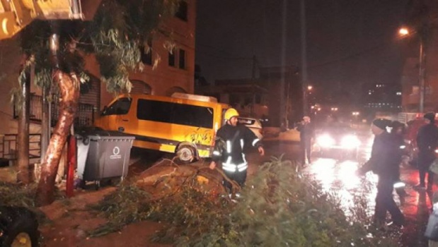 الدفاع المدني: 260 حادثاً في المنخفض