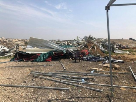 الاضراب يعم مدينة رهط في النقب