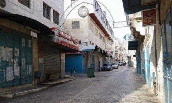 اضراب شامل يعم بيت لحم