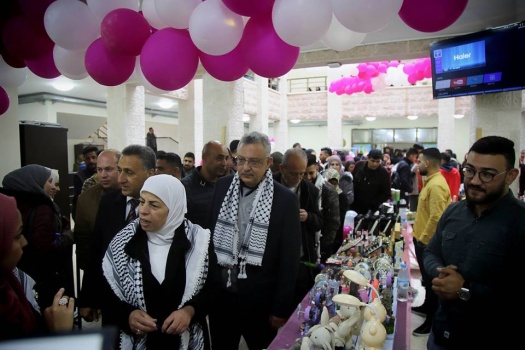 افتتاح بازار بنفسج الثاني في خضوري