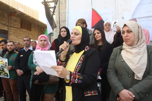 الاتحاد العام للمرأة في جنين ينظم وقفة تضامن مع الأسيرات