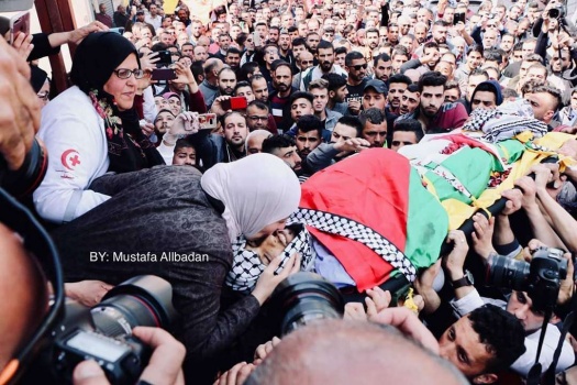 بيت لحم تودع شهيد النخوة