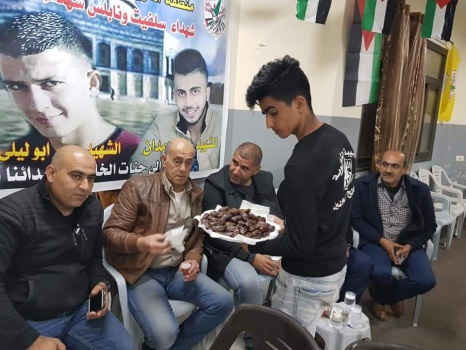 صور...حركة فتح في قرية العرقة غرب جنين تقيم بيت عزاء بشهداء الوطن ونيوزيلندا