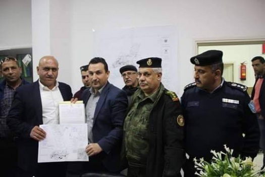 صور..إحتفال بإصدار أول رخصة بناء في قرية الطيبة غرب جنين