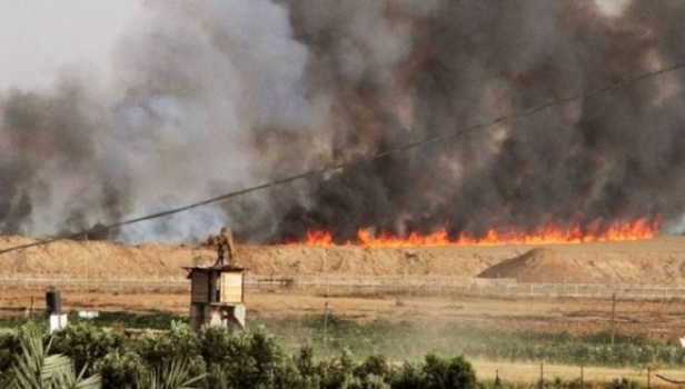 انفجار بالون أمام منزل عضو كنيست بغلاف غزة