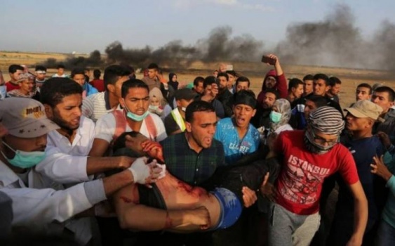 شهيد و 66 اصابة برصاص الاحتلال شرق قطاع غزة