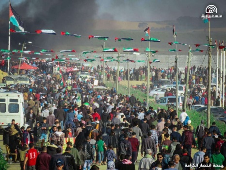 صور...83 إصابة باعتداء قوات الاحتلال على المتظاهرين شرقي قطاع غزة