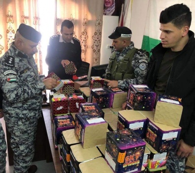 ضبط ألعاب نارية ممنوعة من التداول داخل منزل جنين