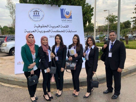فوز جامعة بيرزيت بالمركز الأول في مسابقة المحكمة الصورية العربية في لبنان