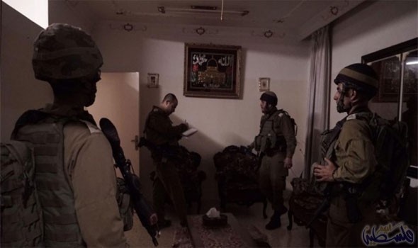 الاحتلال يأخذ قياسات منزل الشهيد عمر أبو ليلى