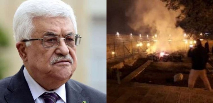 الرئيس يستنكر الحريق الذي اندلع فوق المصلى المرواني بالمسجد الأقصى