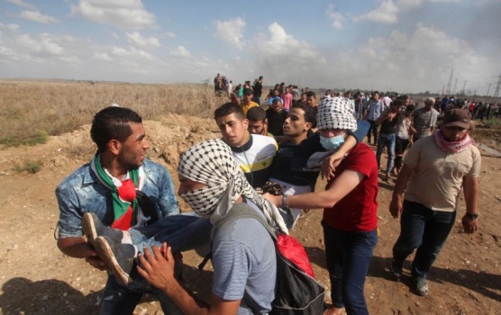 إصابة شاب برصاص الاحتلال شمال غزة