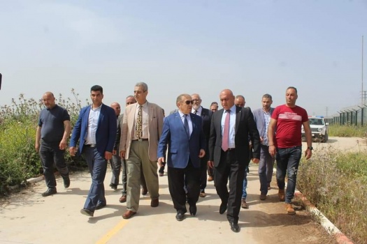 بحث تطورات إنجاز مشروع المنطقة الصناعية الحدودية في جنين
