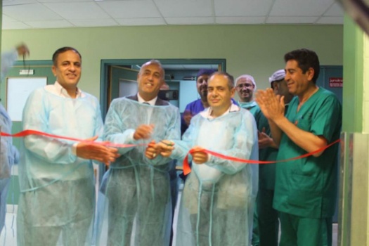 صور..إفتتاح غرفة العمليات في مستشفى جنين الحكومي