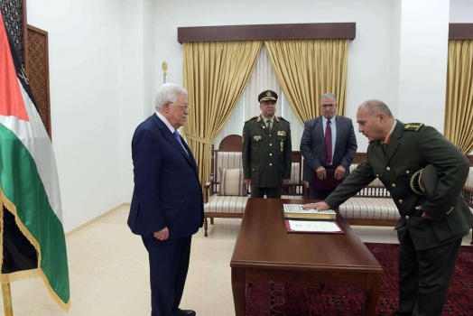 العميد جرار يؤدي اليمين القانونية أمام الرئيس نائبا عاما عسكريا