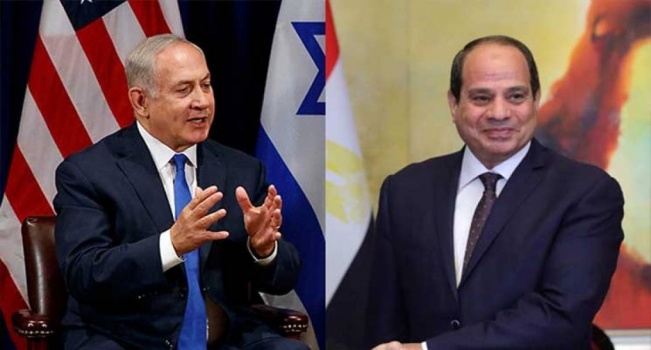 نتنياهو: أشكر صديقي السيسي لمساعدته لنا بإخماد حرائقنا