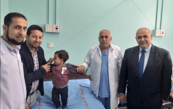 غزة: إنقاذ حياة رضيع أصيب بحروق خطيرة