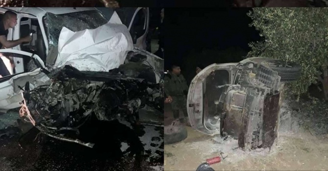 مصرع شاب وإصابة 3 آخرين في حادث سير مروع جنوب جنين