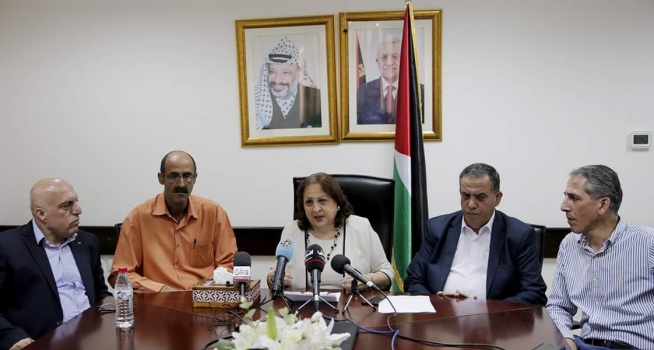 سلفيت:وزيرة الصحة تكشف سبب تسمم اهالي قرية مردا وتتوعد المسؤولين عن ذلك