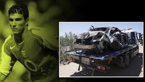 شاهد كيف انقلبت سيارة نجم الكرة الإسباني فاحترقت وقتلته