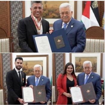 الرئيس يكرم عدة فنانين