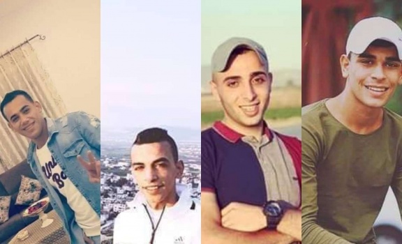 قوات الاحتلال تعتقل 5 شبان من مخيم جنين