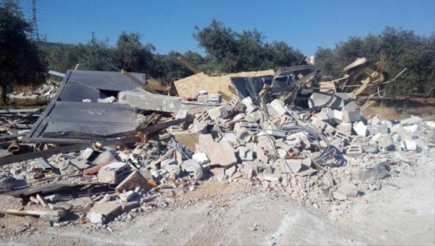 الاحتلال يهدم منزلا في بيت حنينا شمال القدس