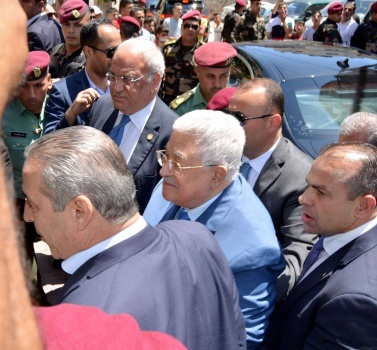 صور&hellip;الرئيس يتفقد مخيم الجلزون شمال رام الله